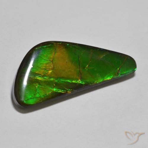22.11ct 天然 彩色 菊石, 花式切割, 不透明