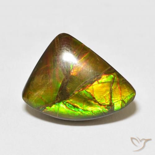 10.22ct 天然 彩色 菊石, 花式切割, 不透明