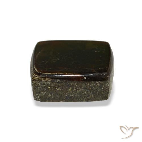 2.08克拉天然菊石宝石，长方形切工，不透明