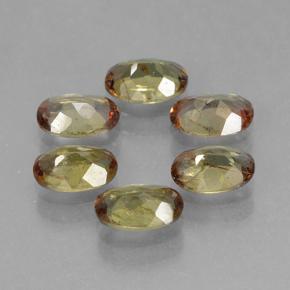 2.69天然多色红柱石，椭圆形切割，6.1×4.1毫米，VS-SI