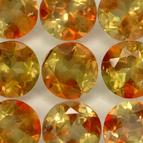 克拉天然红柱石，圆形切割，VS