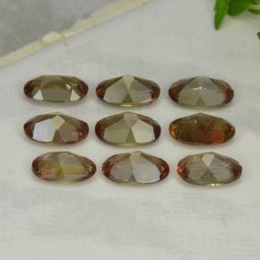 3.72天然多色红柱石，椭圆形切割，6.1×4.2毫米，VS-SI