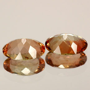 克拉天然红柱石，椭圆形切割，VS