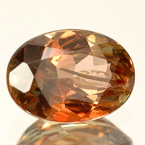 0.56克拉天然红柱石，椭圆形切割，VVS-VS