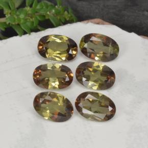 2.66天然多色红柱石，椭圆形切割，5.9×4毫米，VVS-VS