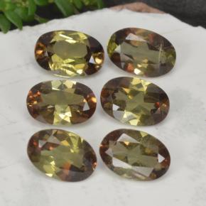 2.66天然多色红柱石，椭圆形切割，5.9×4毫米，VVS-VS