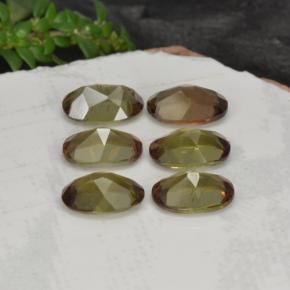 2.66天然多色红柱石，椭圆形切割，5.9×4毫米，VVS-VS