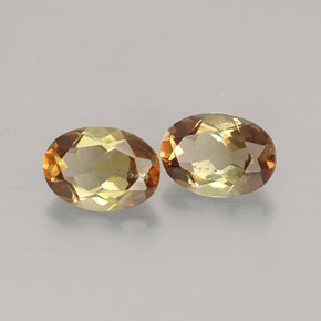 克拉天然红柱石，椭圆形切割，VVS-VS