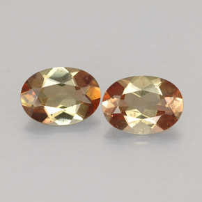 克拉天然红柱石，椭圆形切割，VS