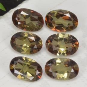 2.66天然多色红柱石，椭圆形切割，6.1×4.1毫米，VVS-VS