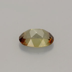 0.77克拉天然多色红柱石，椭圆形切割，7×5.1毫米，VVS-VS