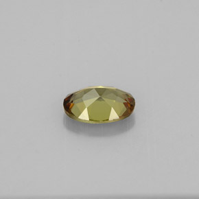 0.76克拉天然多色红柱石，椭圆形切割，7×5.1毫米，VVS-VS