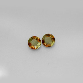 克拉天然红柱石，圆形切割，VS