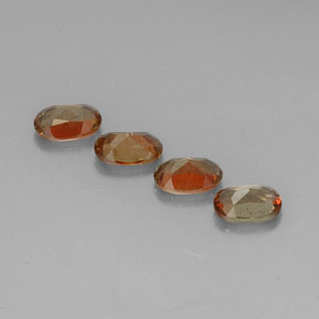 1.80天然多色红柱石，椭圆形切割，6×4毫米，VVS-VS