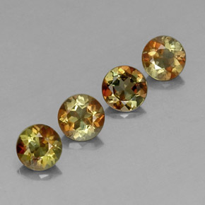 克拉天然红柱石，圆形切割，VS-SI