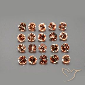 3.74ctw 天然 彩色 红柱石, 圆形的, VS