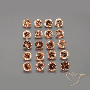 3.60ctw 天然 彩色 红柱石, 圆形的, VS
