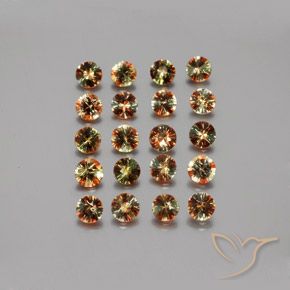 3.35ctw 天然 彩色 红柱石, 圆形的, VS