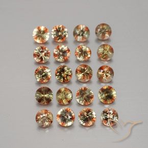 3.70ctw 天然 彩色 红柱石, 圆形的, VS
