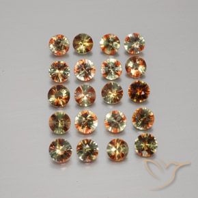 3.28ctw 天然 彩色 红柱石, 圆形的, VS
