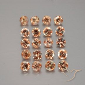 3.41ctw 天然 彩色 红柱石, 圆形的, VS