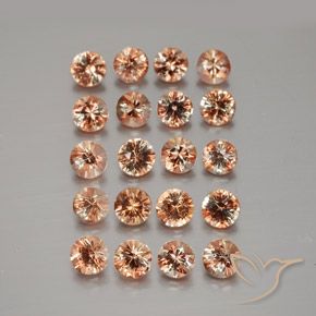 3.79ctw 天然 彩色 红柱石, 圆形的, VS