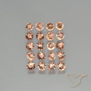 3.07ctw 天然 彩色 红柱石, 圆形的, VS