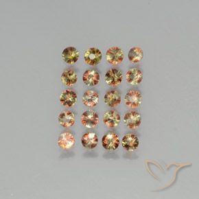 2.63ctw 天然 彩色 红柱石, 圆形的, VS