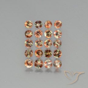 3.70ctw 天然 彩色 红柱石, 圆形的, VS