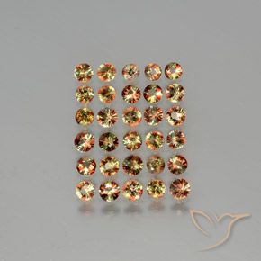4.05ctw 天然 彩色 红柱石, 圆形的, VS