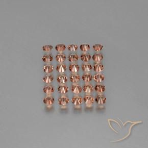 3.52克拉天然红柱石，圆形切割，VS