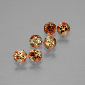 1.17克拉天然红柱石，圆形切割，VS