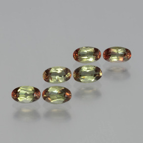 1.60克拉天然红柱石，椭圆形切割，VS