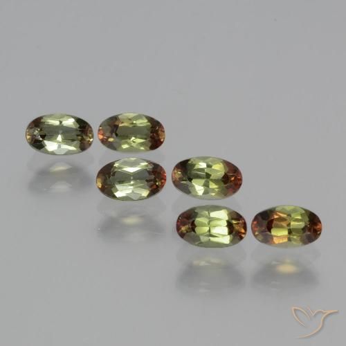 1.71克拉天然红柱石，椭圆形切割，VS