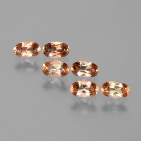 1.55克拉天然红柱石，椭圆形切割，VS