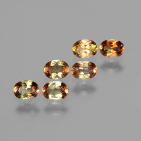 克拉天然红柱石，椭圆形切割，VS