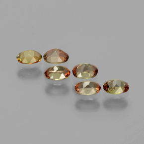 克拉天然红柱石，椭圆形切割，VS