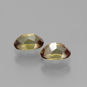 克拉天然红柱石，椭圆形切割，VS