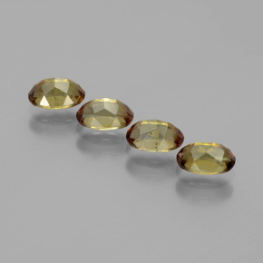 2.22克拉天然红柱石，椭圆形切割，VS