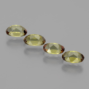 2.12克拉天然红柱石，椭圆形切割，VS