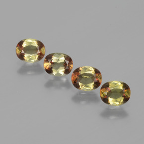 克拉天然红柱石，椭圆形切割，VS