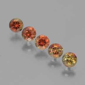 1.47克拉天然红柱石，圆形切割，VS