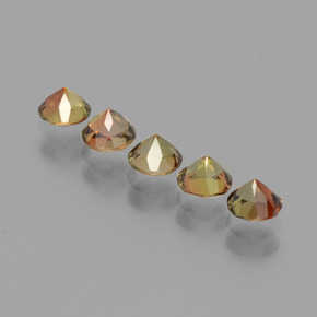 1.47克拉天然红柱石，圆形切割，VS