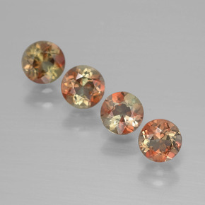 1.16克拉天然红柱石，圆形切割，VS