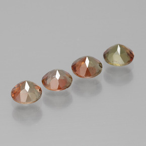 1.16克拉天然红柱石，圆形切割，VS