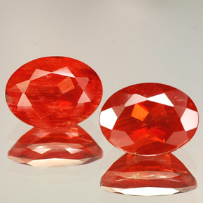 克拉天然中长石拉长石，椭圆形切割，VVS