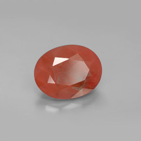 2.97克拉天然中长石拉长石，椭圆形切割，VVS