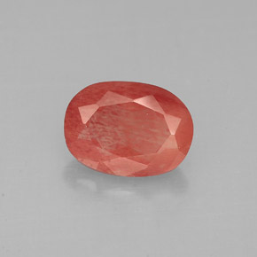 1.31克拉天然中长石拉长石，椭圆形切割，VS