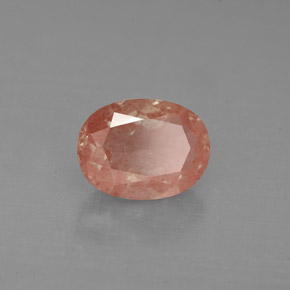 1.18克拉天然中长石拉长石，椭圆形切割，VS