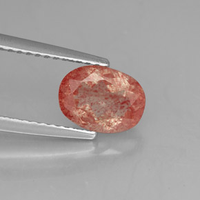 1.18克拉天然中长石拉长石，透明，透明/半透明